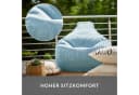 Green Bean Sitzsack Cozy Cord mit Rückenlehne Hellblau Bild 5