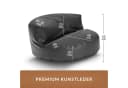 Green Bean Sitzsack Kunstleder Sofa Indoor Lounge Bild 4