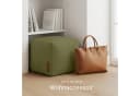 Green Bean Pouf Cube Linen Sitzhocker Fußhocker Relax-Sessel Made in Germany Bild 3
