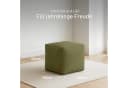 Green Bean Pouf Cube Linen Sitzhocker Fußhocker Relax-Sessel Made in Germany Bild 4