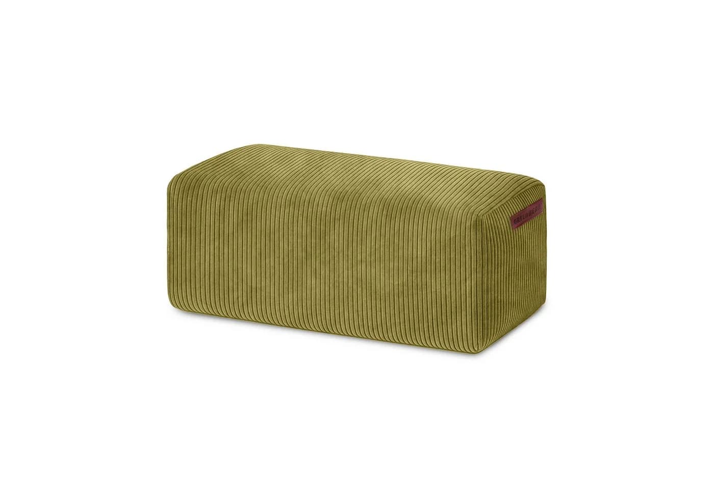 Green Bean Pouf Ottomane Cord Indoor Sitzhocker Sitzkissen Fußhocker Relax-Sessel Made in Germany - Bild 2