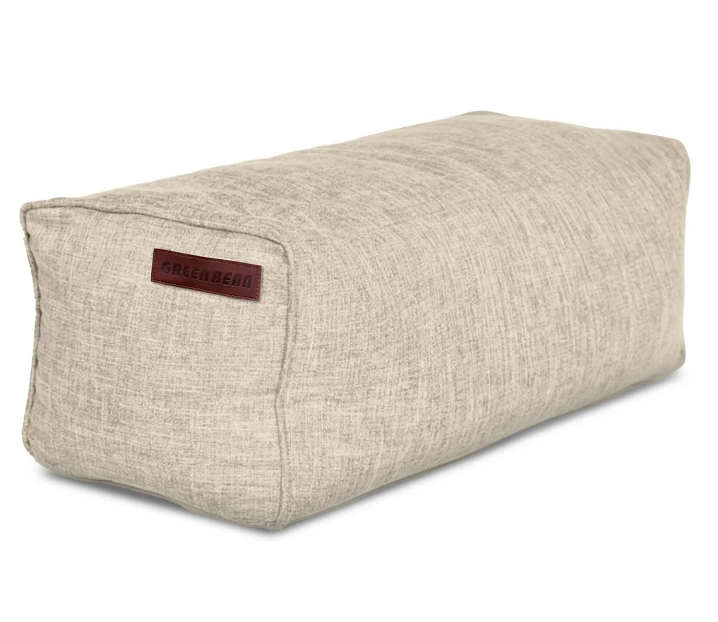 Green Bean Pouf Ottomane Linen Sitzhocker Sitzkissen Fußhocker Relax-Sessel - Bild 2