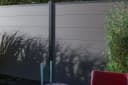 GartenLand Zaun Ameland WPC Schiefergrau ca. 180x180 cm Bild 3