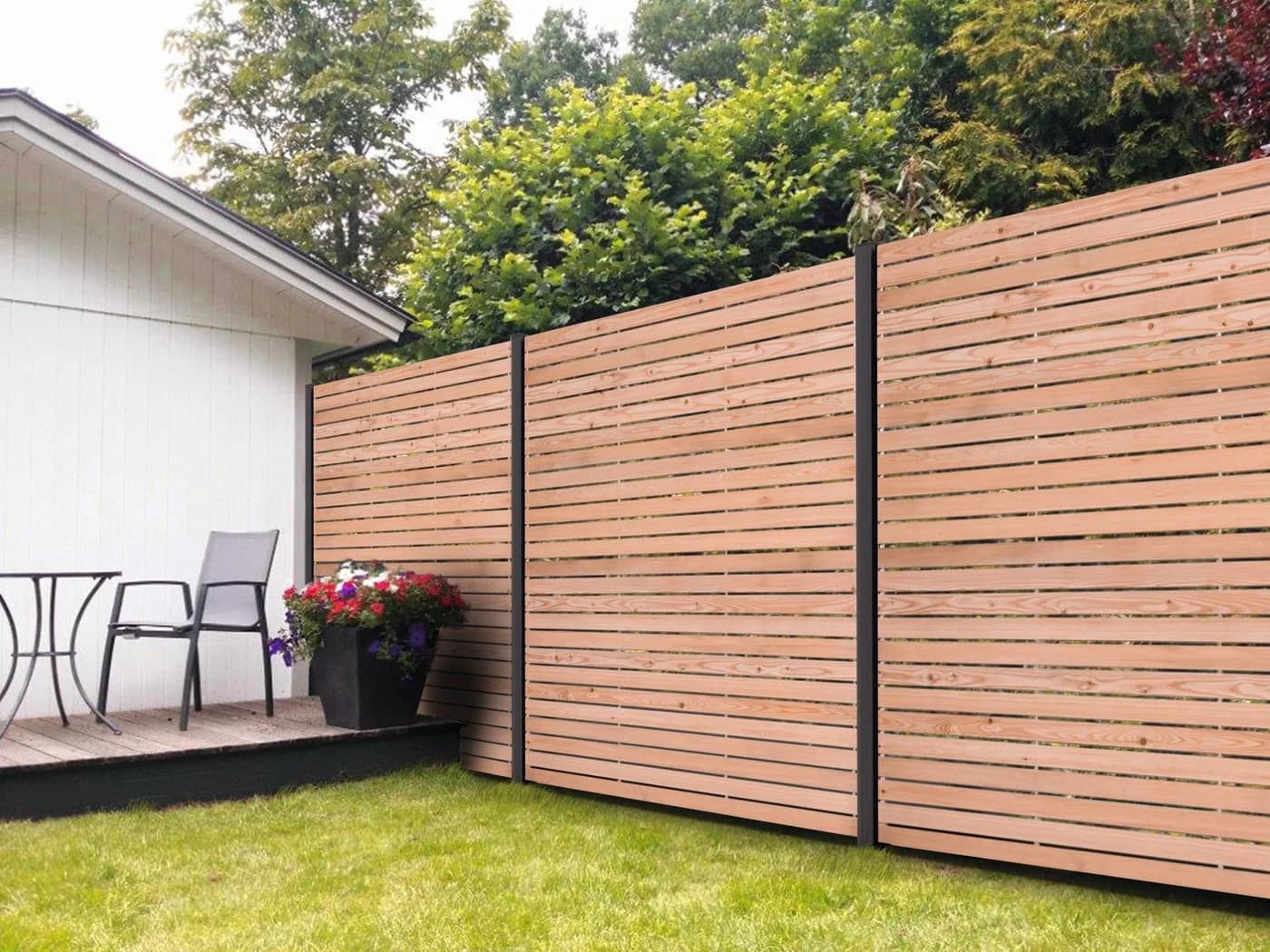 GartenLand Zaun Westerland Rhombus Europäische Lärche PEFC - Bild 3