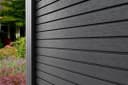 GartenLand Zaun Shadowline WPC Co-extrudiert Schwarz Bild 5