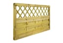 GartenLand Dichtzaun Vario Massiv Extra Stabil Kiefernholz KDI Bild 1