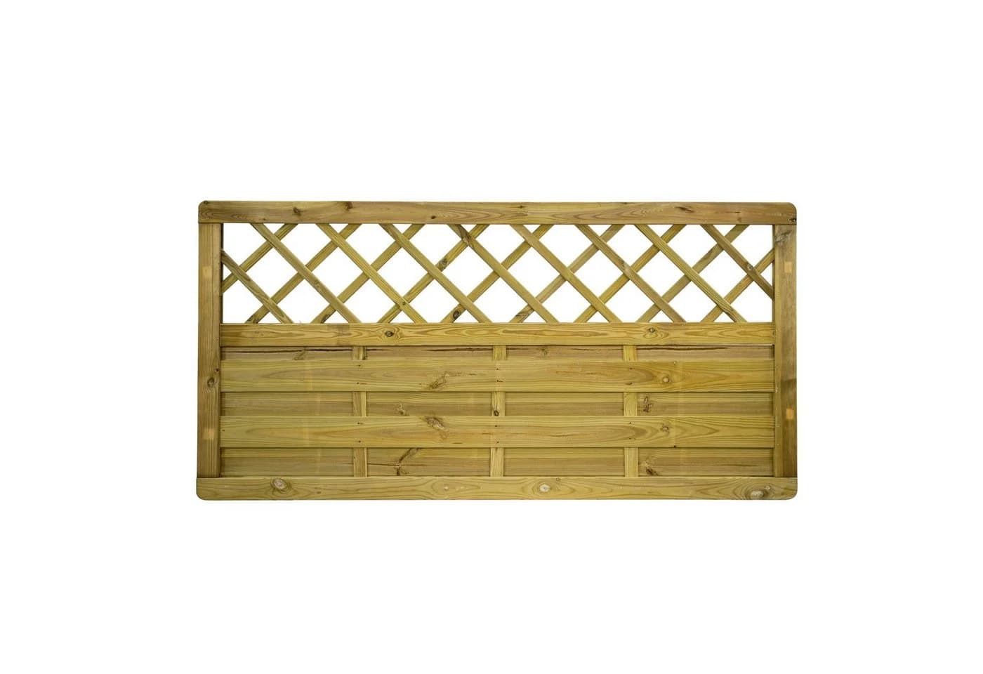 GartenLand Dichtzaun Vario Massiv Extra Stabil Kiefernholz KDI - Bild 2
