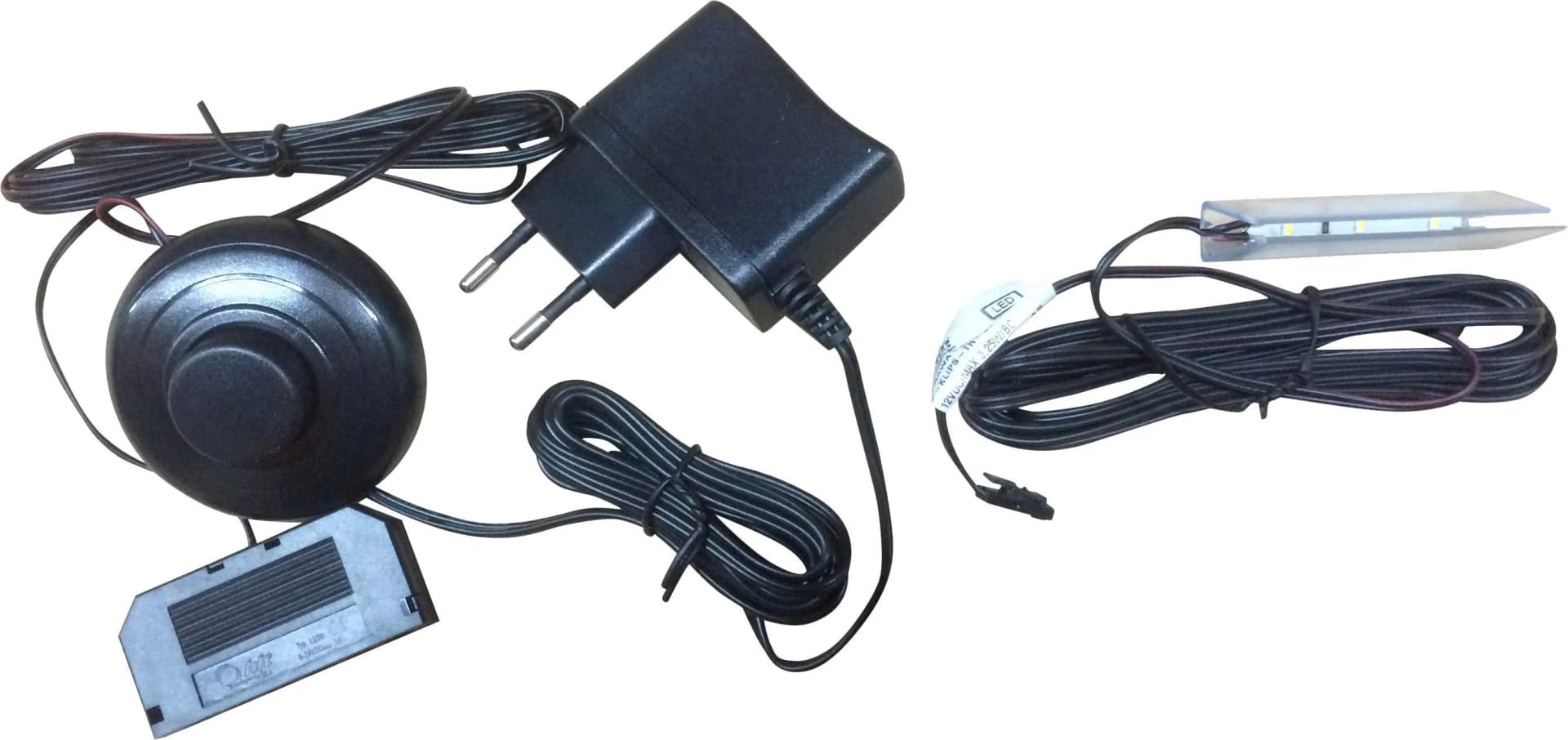 TRENDTEAM LED Schrankinnenraumbeleuchtung Glaskantenclip Warmweiß