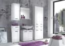 trendteam Hochschrank Skin Weiß Hochglanz Badschrank Bild 3