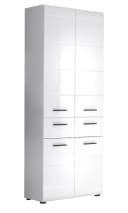 trendteam Hochschrank Skin Weiß Hochglanz Badschrank Bild 4