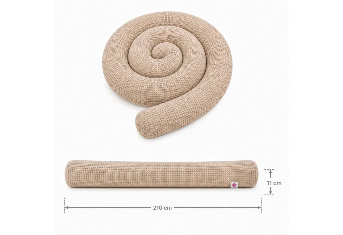 Babymajawelt Bettrolle Waffel Beige 210 cm - Bild 3