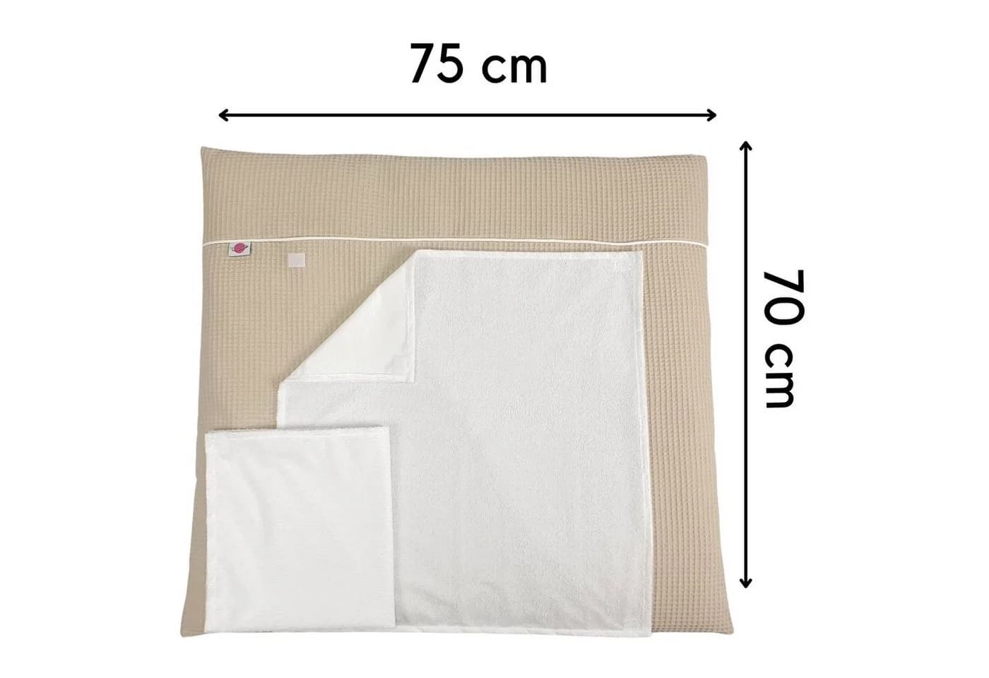 Babymajawelt Wickelauflage 3-teilig Beige Baumwolle - Bild 4