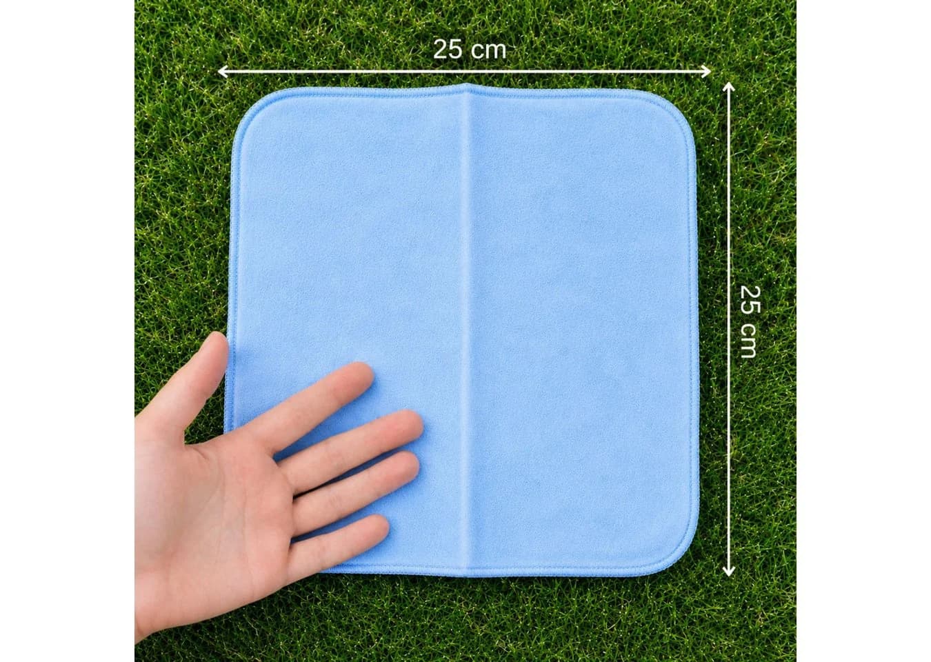 Babymajawelt Baby Waschlappen Ultraweich Baumwolle Blau 10er Pack - Bild 4