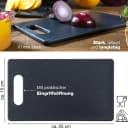Moritz & Moritz Schneidebrett-Set 2x Kunststoff Schwarz Granitoptik Bild 1