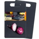 Moritz & Moritz Schneidebrett-Set 2x Kunststoff Schwarz Granitoptik Bild 2