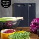 Moritz & Moritz Schneidebrett-Set 2x Kunststoff Schwarz Granitoptik Bild 5