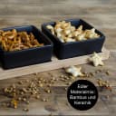 Moritz & Moritz Servierset Curry 7-tlg. Keramik Schiefer Bambus Bild 4