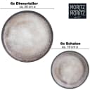 Moritz & Moritz Tafelservice 12-tlg. Beige Geschirr Set für 6 Personen Bild 5
