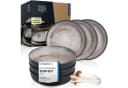 Moritz & Moritz Geschirr-Set VIDA Suppenteller Beige 6-tlg. Porzellan Bild 2