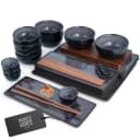 Moritz & Moritz Sushi Set 29-tlg. Anthrazit Grau Bambus Bild 2