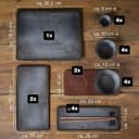 Moritz & Moritz Sushi Set 29-tlg. Anthrazit Grau Bambus Bild 5