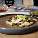 Moritz & Moritz Tafelservice SOLID 4x Dinnerteller Beige/Grau Steinzeug Bild 3