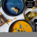 Moritz & Moritz Suppenteller Set 4-tlg. Blau/Braun Steinzeug Bild 3