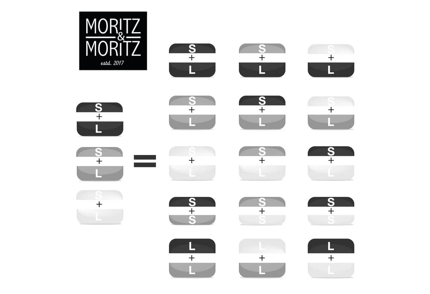 Moritz & Moritz Brotdosen 6-tlg. Mix & Match 3 Größen BPA-frei - Bild 5