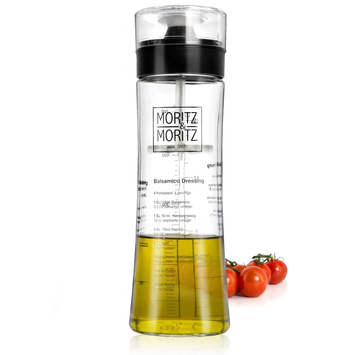 Moritz & Moritz Dressingshaker Glas 500 ml mit Skala - Bild 2