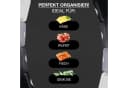 Moritz & Moritz Frischhaltedosen 4er Set Stapelbar Grau Kunststoff Bild 4