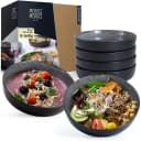 Moritz & Moritz 6x Suppenschüssel Anthrazit Porzellan Bowl Set Bild 2