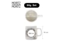 Moritz & Moritz Tasse BLOSSOM Kaffeebecher 6-tlg. Grau Floral Bild 1