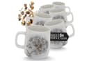 Moritz & Moritz Tasse BLOSSOM Kaffeebecher 6-tlg. Grau Floral Bild 2