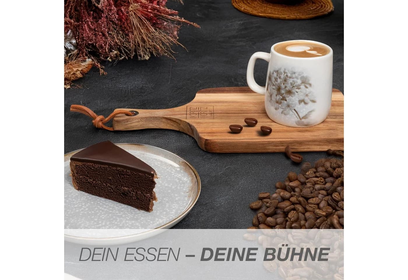 Moritz & Moritz Tasse BLOSSOM Kaffeebecher 6-tlg. Grau Floral - Bild 5