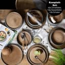 Moritz & Moritz Tafelservice SOLID 36-tlg. Beige/Grau Steinzeug Bild 1