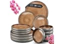 Moritz & Moritz Tafelservice SOLID 36-tlg. Beige/Grau Steinzeug Bild 2