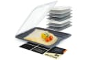 Moritz & Moritz Frischhaltedose 8er Set Grau Stapelbar Bild 2