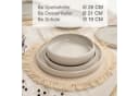 Moritz & Moritz Tafelservice SOLID UNI Geschirrset Creme 18-tlg. Beige Steinzeug Bild 3