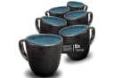 Moritz & Moritz Tassen Set 6-tlg. ORGANIC Steinzeug Blau Bild 2