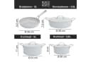 Moritz & Moritz Topf-Set 7-tlg. Grau Aluminium Bild 1