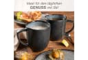 Moritz & Moritz Tassen Set 6-tlg. Organic Grau Schwarz Steinzeug Bild 5