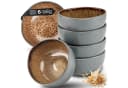 Moritz & Moritz Müsli Schalen Set 6-tlg. Steinzeug Beige/Grau Bild 2