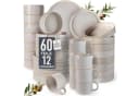 Moritz & Moritz Castello Geschirrset 60-tlg. Beige Grau Steinzeug Bild 2