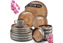 Moritz & Moritz Tafelservice 24tlg. Beige/Grau Steinzeug Bild 2