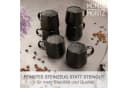 Moritz & Moritz Tafelservice SOLID 24-tlg. Grau/Schwarz Steinzeug Bild 3