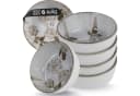 Moritz & Moritz Müslischalen 6er Set BLOSSOM Grau Floral Bild 2