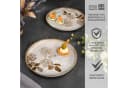 Moritz & Moritz Servierteller BLOSSOM 2er Set Grau Porzellan Bild 5