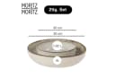 Moritz & Moritz Servierschüssel BLOSSOM 2er Set Grau Floral Bild 1