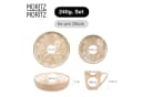 Moritz & Moritz Tafelservice MARIELLA 24-tlg. Beige Steinzeug Bild 1