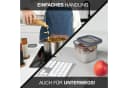 Moritz & Moritz Vorratsdosen 12er Set Grau Transparent Stapelbar Bild 5